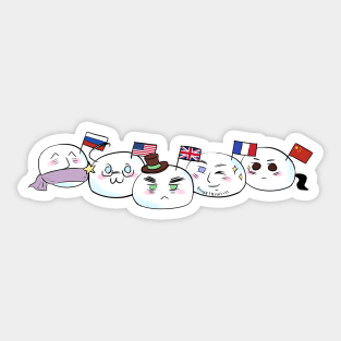 Mochi Allies Sticker